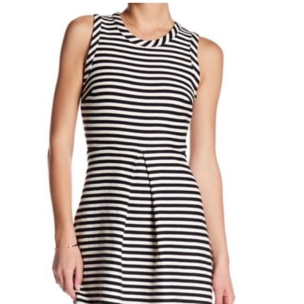 Madewell Women's Black and White Stripped Dress, size xs